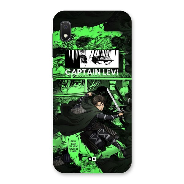 captain Levi Stance Back Case for Galaxy A10