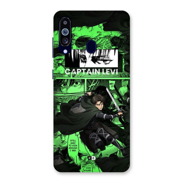 captain Levi Stance Back Case for Galaxy A60