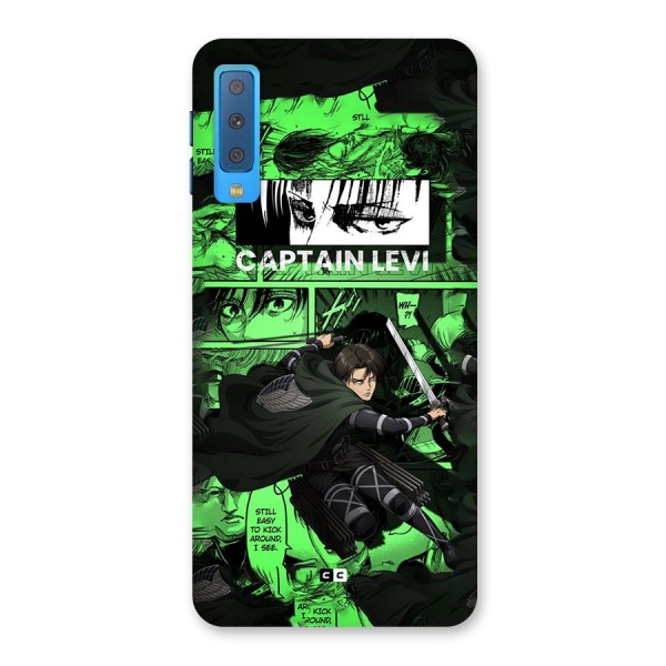 captain Levi Stance Back Case for Galaxy A7 (2018)