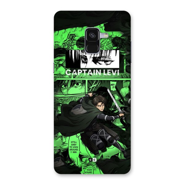 captain Levi Stance Back Case for Galaxy A8 Plus