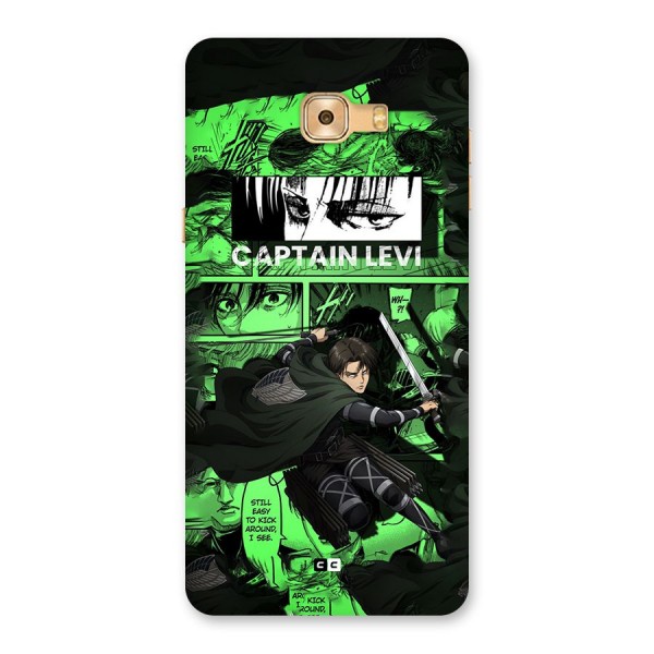 captain Levi Stance Back Case for Galaxy C9 Pro