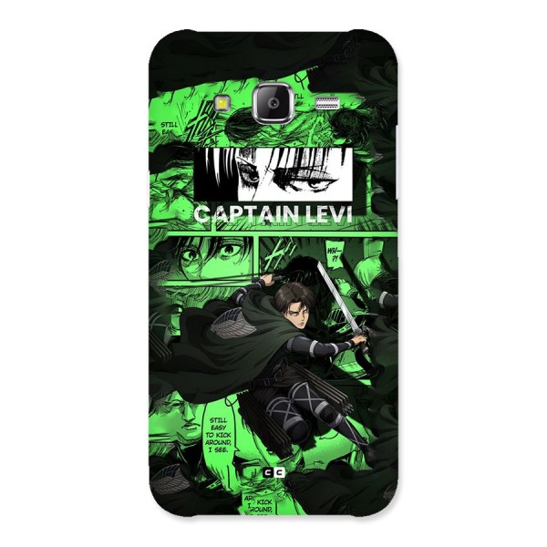 captain Levi Stance Back Case for Galaxy J5