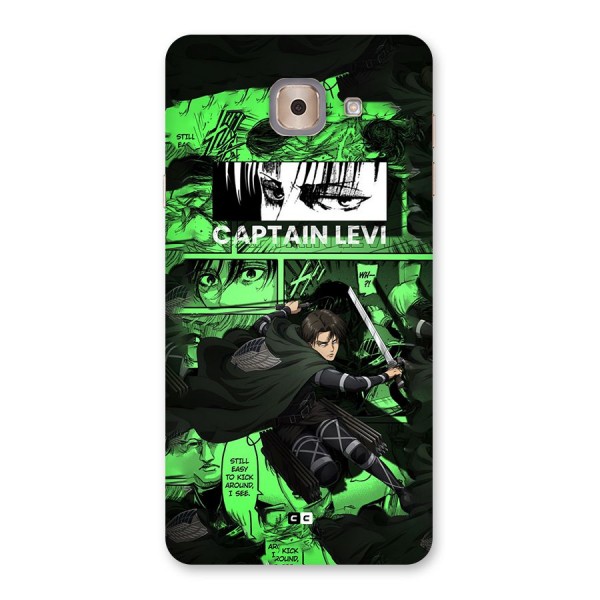 captain Levi Stance Back Case for Galaxy J7 Max