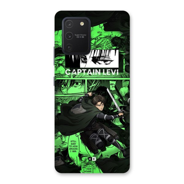 captain Levi Stance Back Case for Galaxy S10 Lite