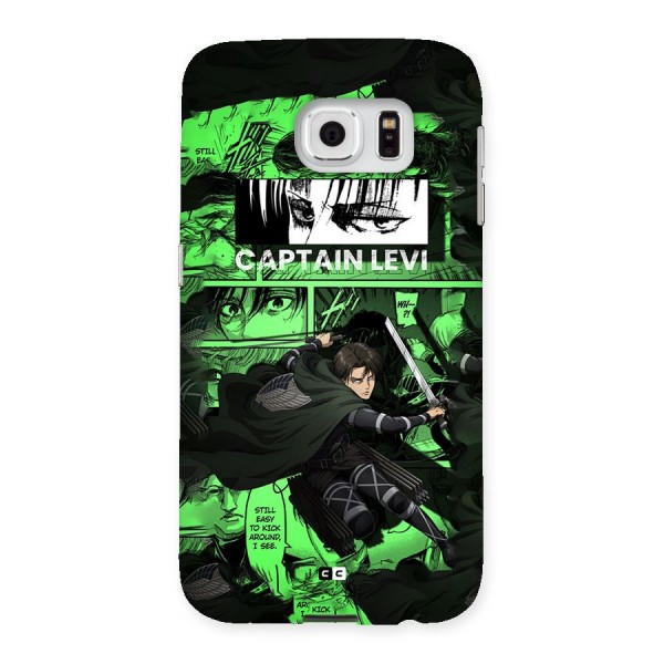 captain Levi Stance Back Case for Galaxy S6