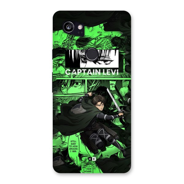 captain Levi Stance Back Case for Google Pixel 2 XL