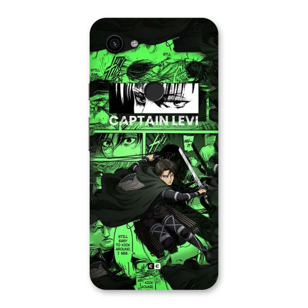 captain Levi Stance Back Case for Google Pixel 3a XL