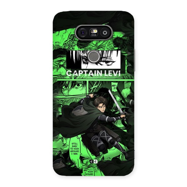 captain Levi Stance Back Case for LG G5