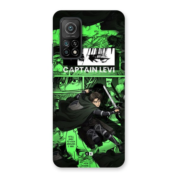 captain Levi Stance Back Case for Mi 10T Pro 5G