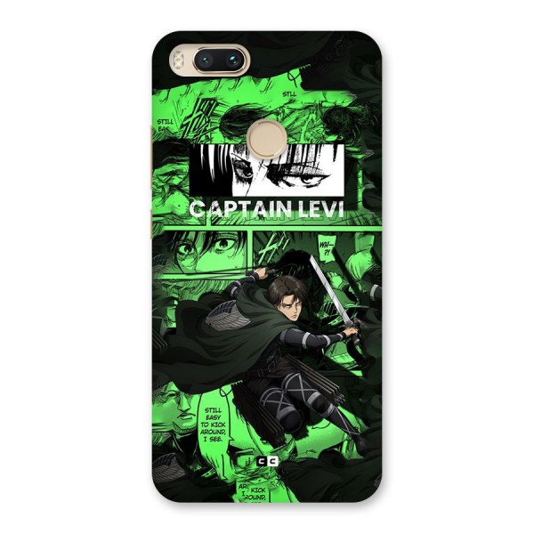 captain Levi Stance Back Case for Mi A1