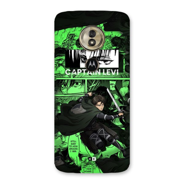 captain Levi Stance Back Case for Moto G6 Play