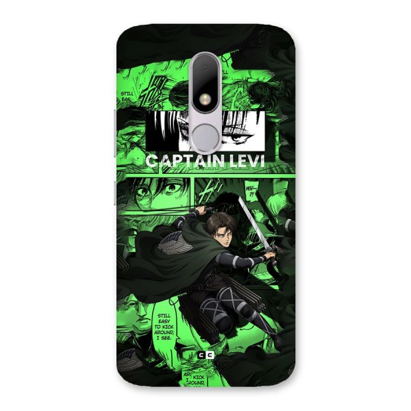 captain Levi Stance Back Case for Moto M