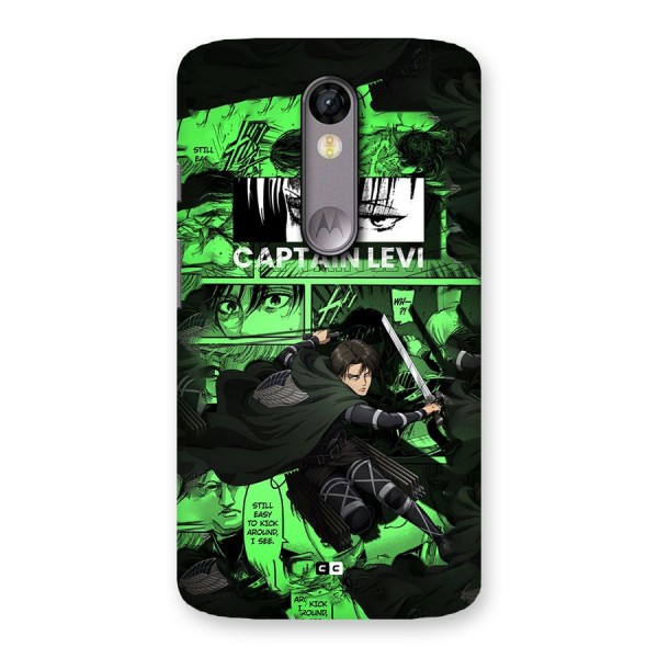 captain Levi Stance Back Case for Moto X Force