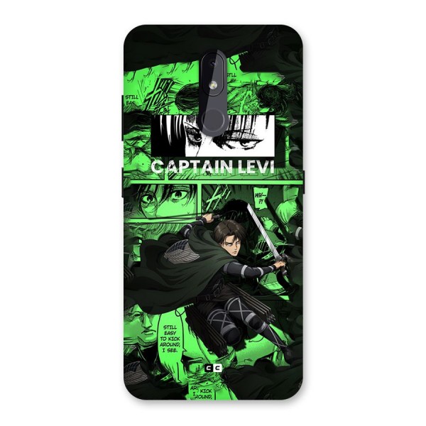 captain Levi Stance Back Case for Nokia 3.2