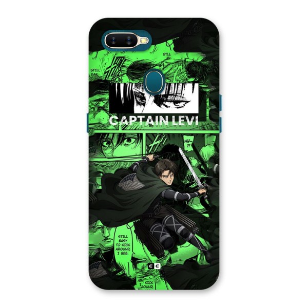 captain Levi Stance Back Case for Oppo A11k