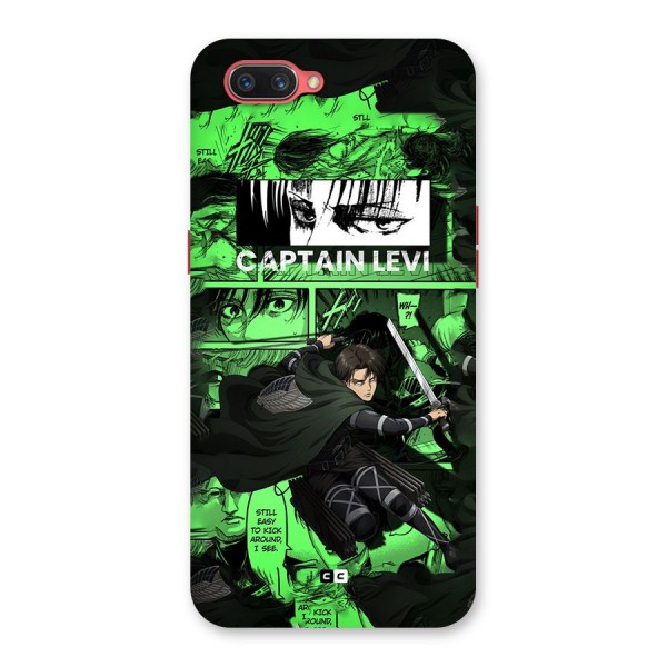 captain Levi Stance Back Case for Oppo A3s