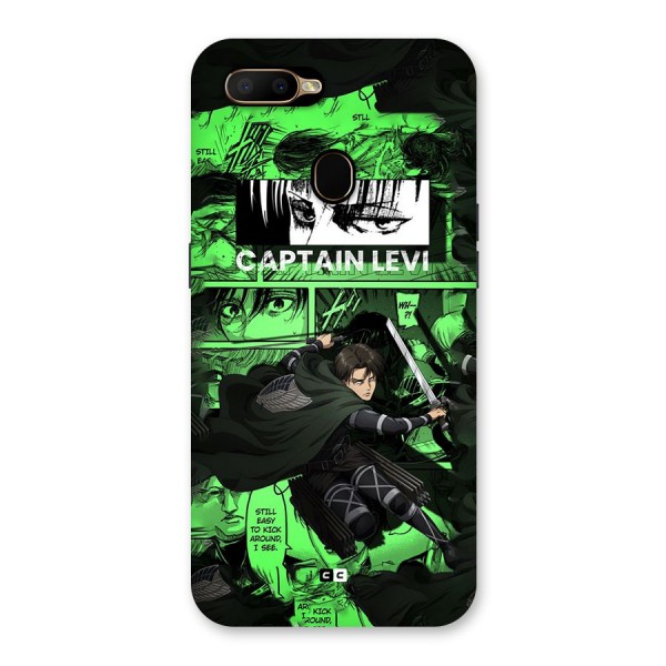 captain Levi Stance Back Case for Oppo A5s