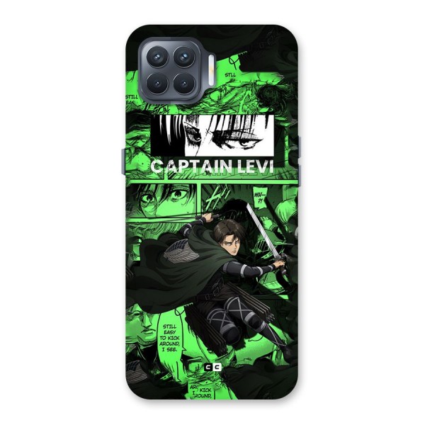 captain Levi Stance Back Case for Oppo F17 Pro