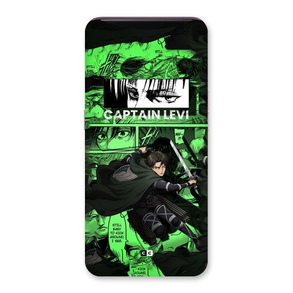 captain Levi Stance Back Case for Oppo Find X