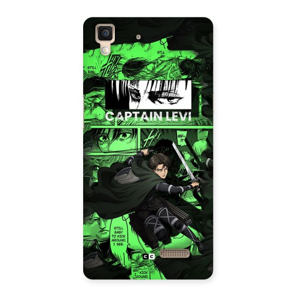 captain Levi Stance Back Case for Oppo R7