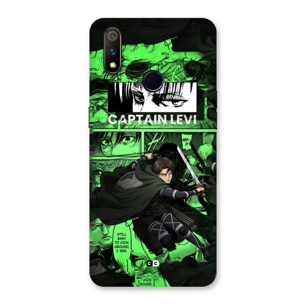 captain Levi Stance Back Case for Realme 3 Pro