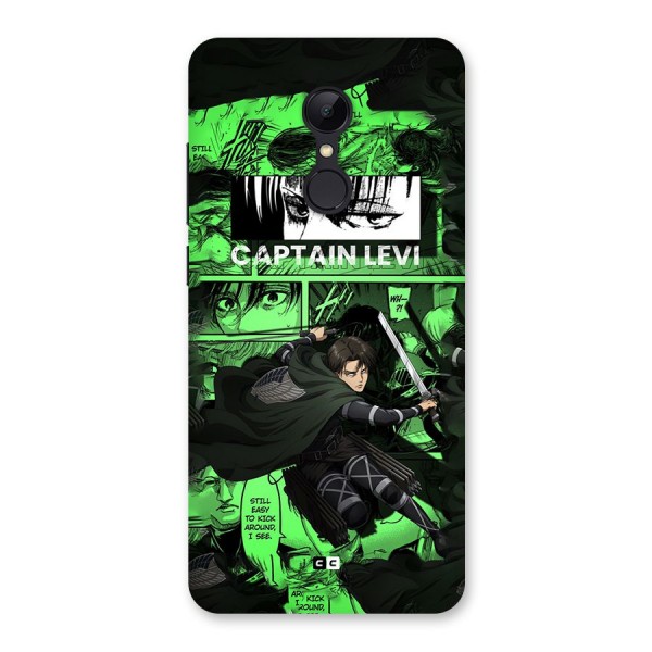 captain Levi Stance Back Case for Redmi 5