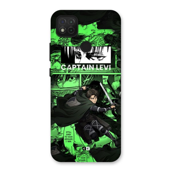 captain Levi Stance Back Case for Redmi 9