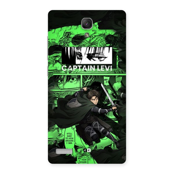 captain Levi Stance Back Case for Redmi Note