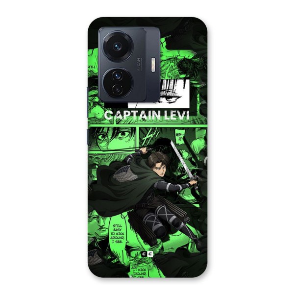 captain Levi Stance Back Case for Vivo iQOO Z6 Pro