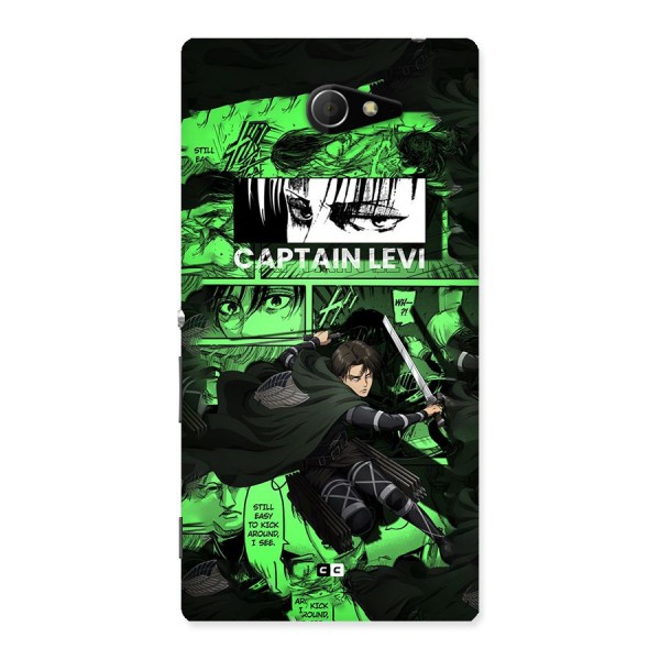 captain Levi Stance Back Case for Xperia M2