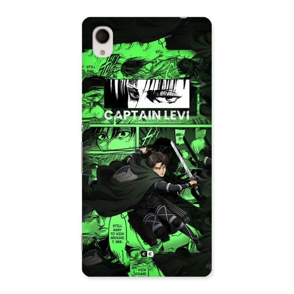 captain Levi Stance Back Case for Xperia M4 Aqua