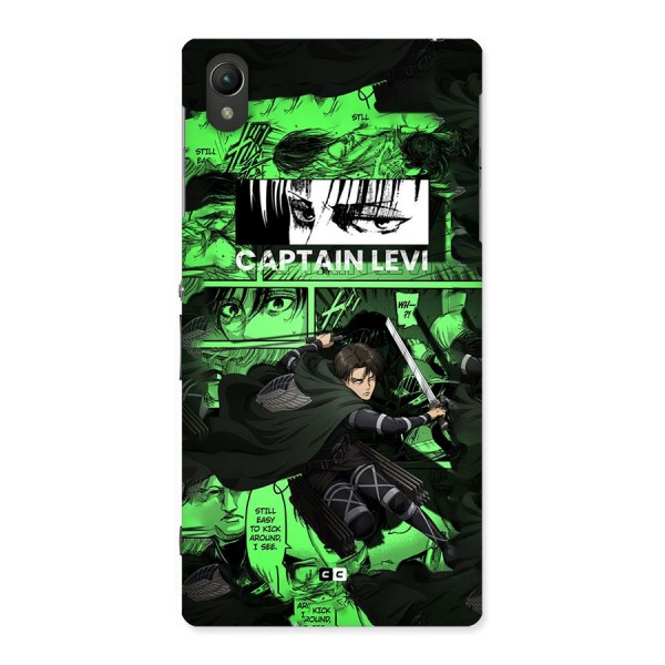 captain Levi Stance Back Case for Xperia Z1