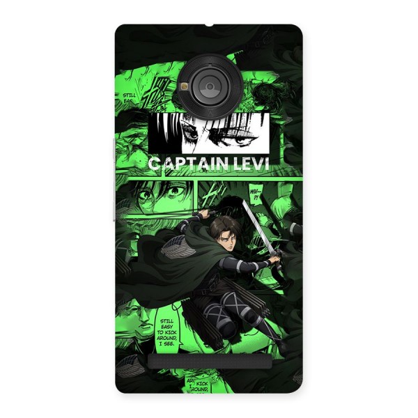 captain Levi Stance Back Case for Yuphoria