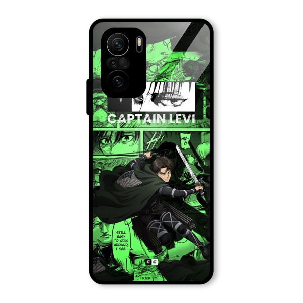 captain Levi Stance Glass Back Case for Mi 11x