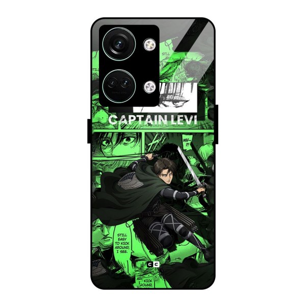 captain Levi Stance Glass Back Case for Oneplus Nord 3