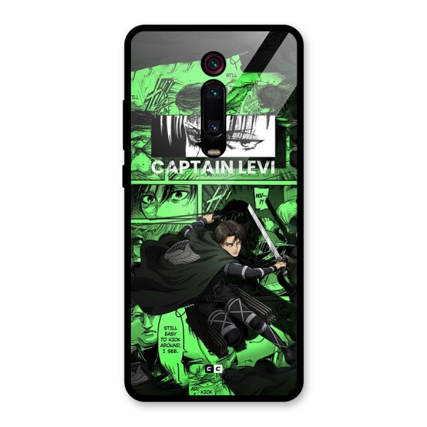 captain Levi Stance Glass Back Case for Redmi K20 Pro