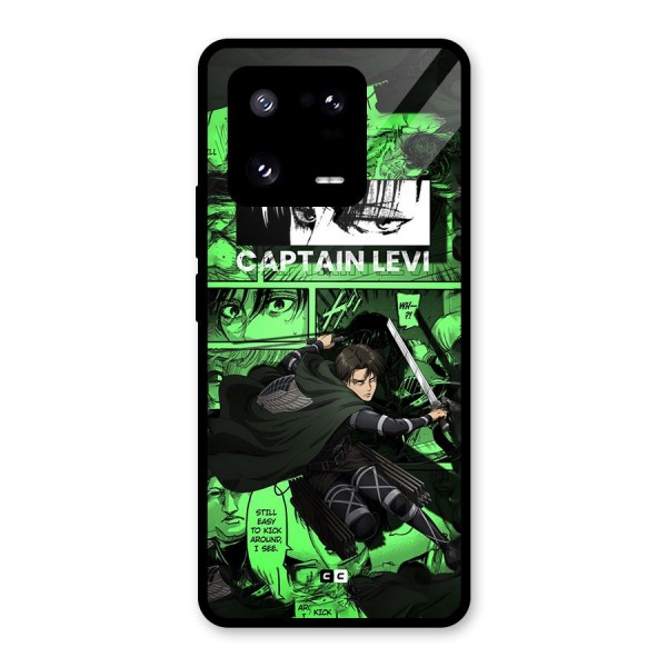 captain Levi Stance Glass Back Case for Xiaomi 13 Pro