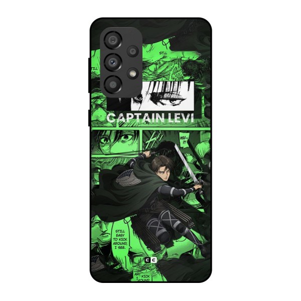 captain Levi Stance Metal Back Case for Galaxy A33 5G