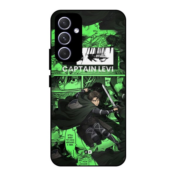 captain Levi Stance Metal Back Case for Galaxy A54