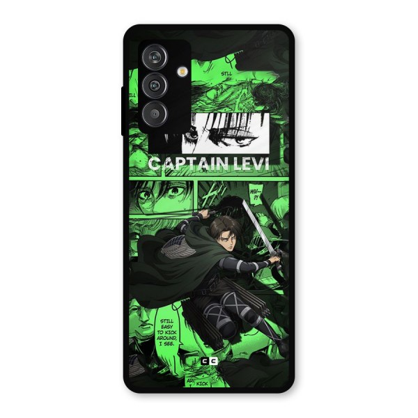 captain Levi Stance Metal Back Case for Galaxy F13