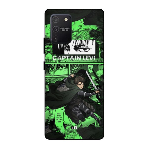 captain Levi Stance Metal Back Case for Galaxy S10 Lite