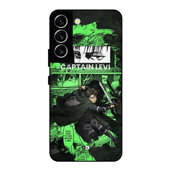 captain Levi Stance Metal Back Case for Galaxy S22 5G