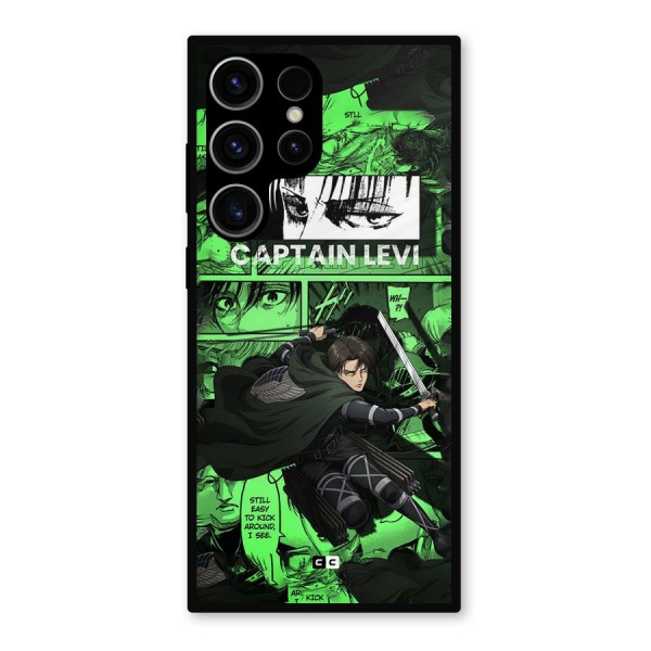 captain Levi Stance Metal Back Case for Galaxy S23 Ultra