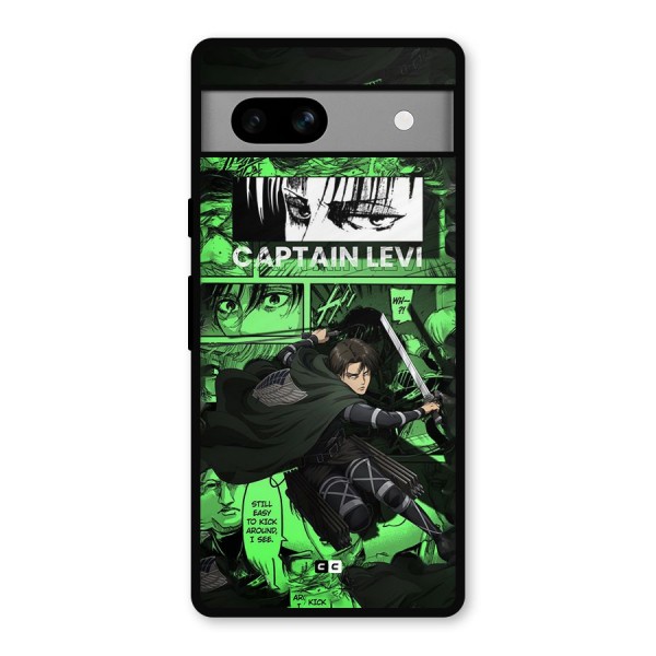 captain Levi Stance Metal Back Case for Google Pixel 7a