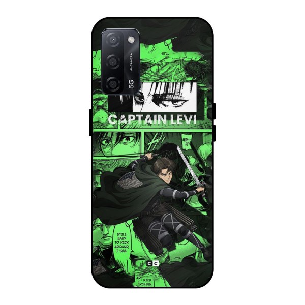 captain Levi Stance Metal Back Case for Oppo A53s 5G