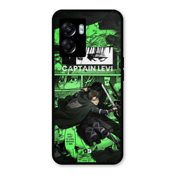 captain Levi Stance Metal Back Case for Oppo K10 (5G)