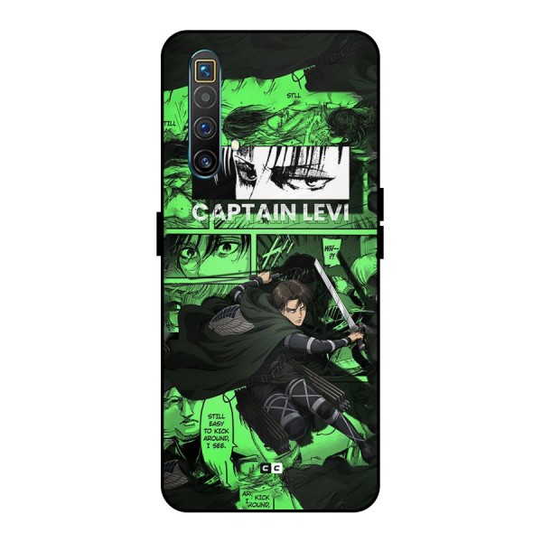 captain Levi Stance Metal Back Case for Realme X3 SuperZoom