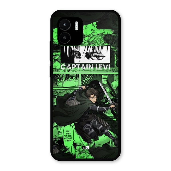 captain Levi Stance Metal Back Case for Redmi A1