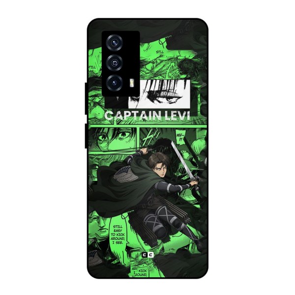 captain Levi Stance Metal Back Case for iQOO Z5