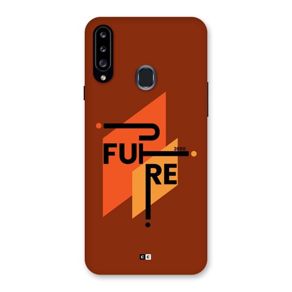 illustrative Future Back Case for Galaxy A20s